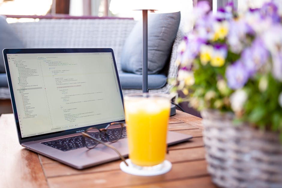 Laptop mit CMS-Optimierungsanalyse